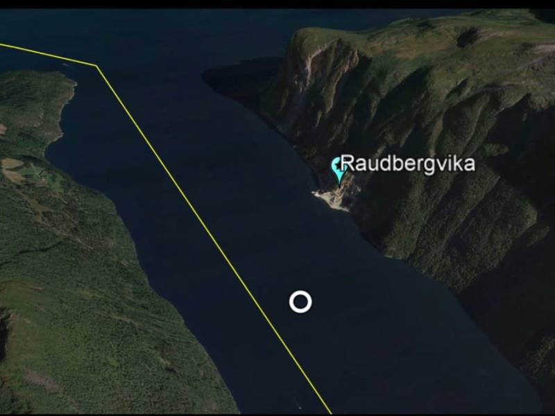 GA 25 Raudbergsvika Map